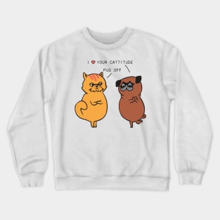 Cat attitude Crewneck Sweatshirt